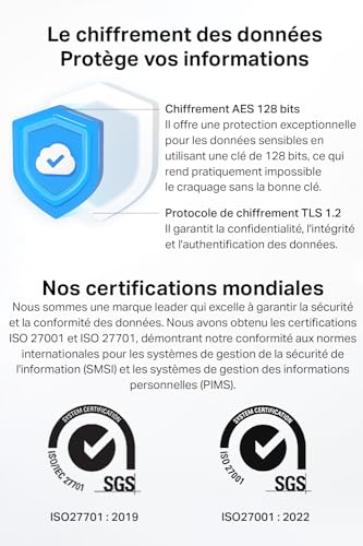 Tapo 2K(3MP) Caméra Surveillance WiFi intérieure 360° C210, Vision nocturne, Notifications en temps réel, Détection de personne, Suivi de mouvement, Télécommande, Compatible avec Alexa